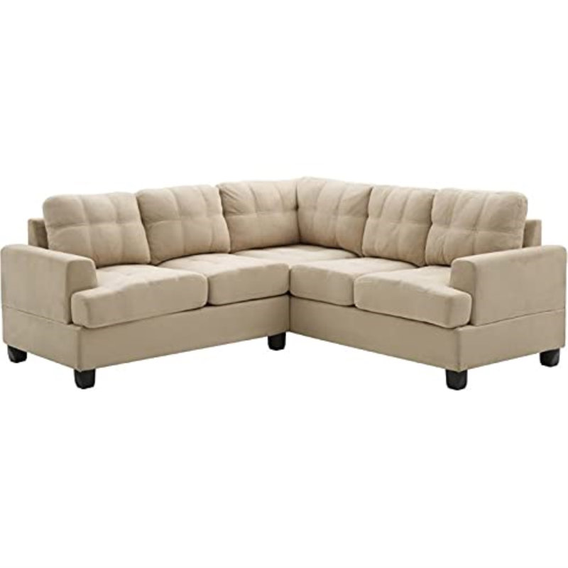 Penta Sandridge Sectional, Vanilla Velvet
