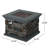 Trujillo 4 - Person Patio Conversation Set with Firepit and Cushions-648750023
