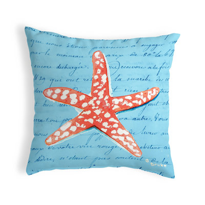 Starfish Starfish Indoor/Outdoor Throw Pillow