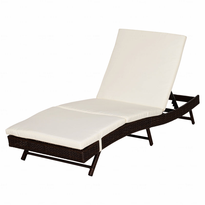 Chaise longue d'extérieur, chaise longue de piscine