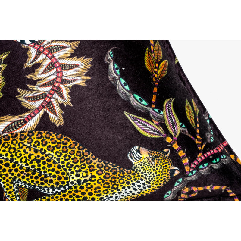 Ardmore 'Monkey Bean' Velvet Pillow, Night