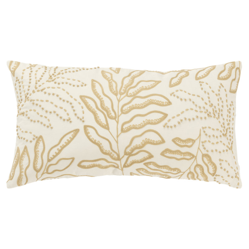 Coussin Elwin, Ivoire / Beige