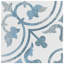 Carreau de porcelaine à motif de mur et de sol 9,75 "x 9,75" Cassis Arte