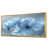 Toile avec cadre flottant or