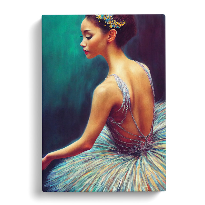 Beautiful Ballerina - Wrapped Canvas, 50cm H x 35cm W x 3cm D