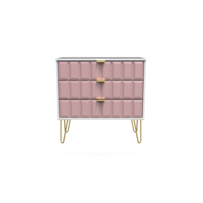 Allem 77cm W 3 - Drawer Chest of Drawers