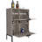Wine Bottle Rack Gray