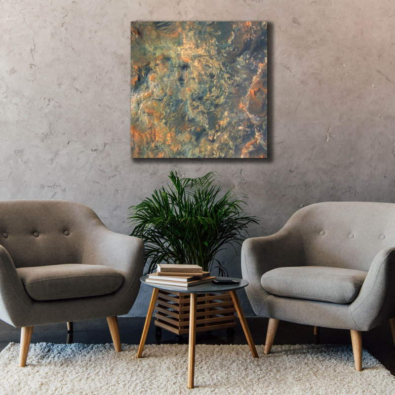  «Diversity in Mawrth région, Mars» par la NASA, art mural sur toile, 37 po x 37 po