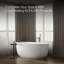 Sunstruck® Freestanding 65.5" x 35.5" Soaking Bathtub-746501697