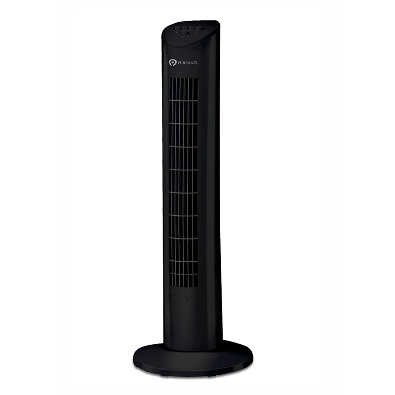 PureMate 31 inch Oscillating Tower Fan with Aroma Function, White