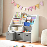 Kids Bookshelf And Toy Storage Organizer