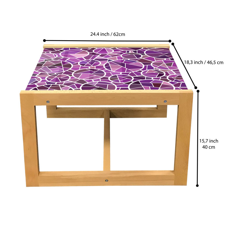 Jacquelinne Sled Coffee Table, 40cm H x 46.5cm W x 62cm D