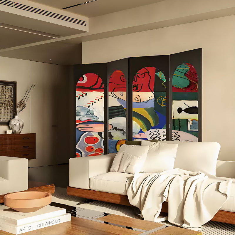 Paravent Matisse, H 74,8 po x l 78,74 po x P 1,57 po