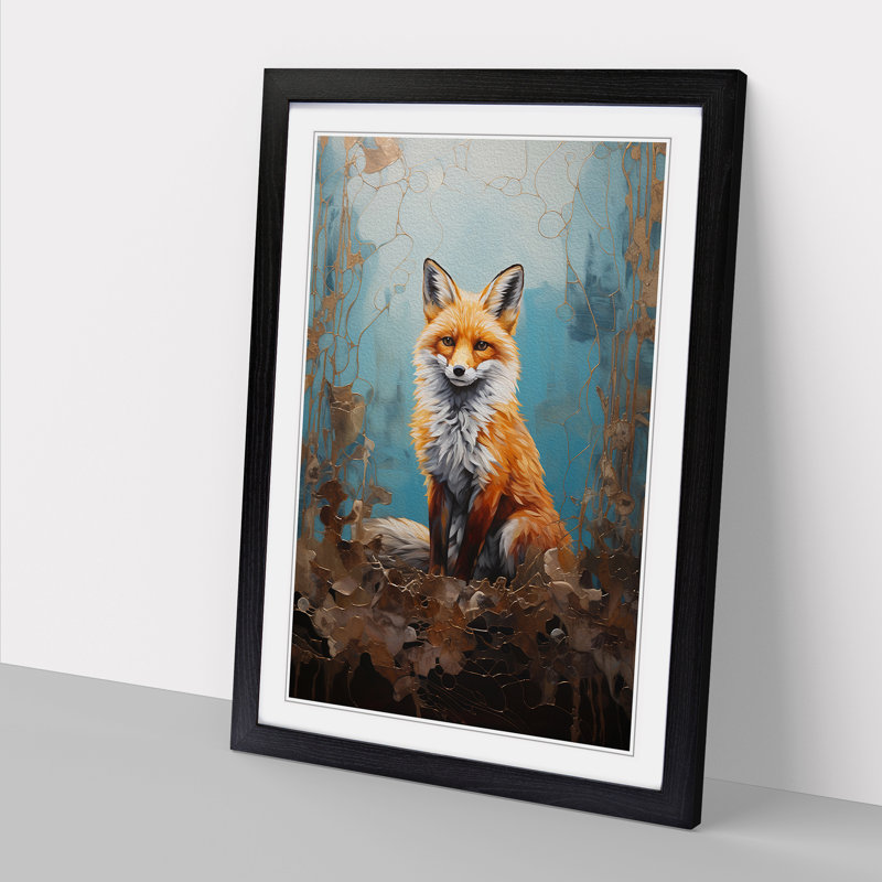 Single Picture Frame Print on Wood, Black Framed, 64cm H x 46cm W
