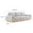 Modway Oasis Upholstered Fabric Sofa-88849741-88861899