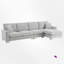 3 - Piece Upholstered L-Shaped Sectional Couch-1504988940