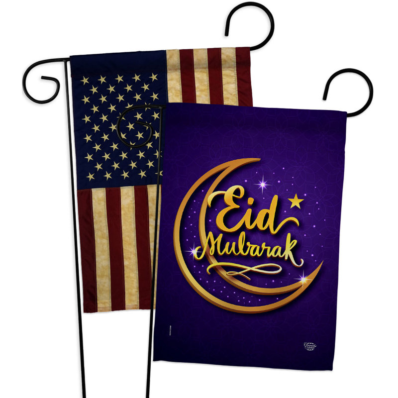 Double Sided 18.5'' H x 13'' W Polyester Garden Flag