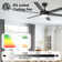 Vaczon 60" 6-Blade Modern Ceiling Fan with Dimmable 3CCT LED Lights and Remote Control