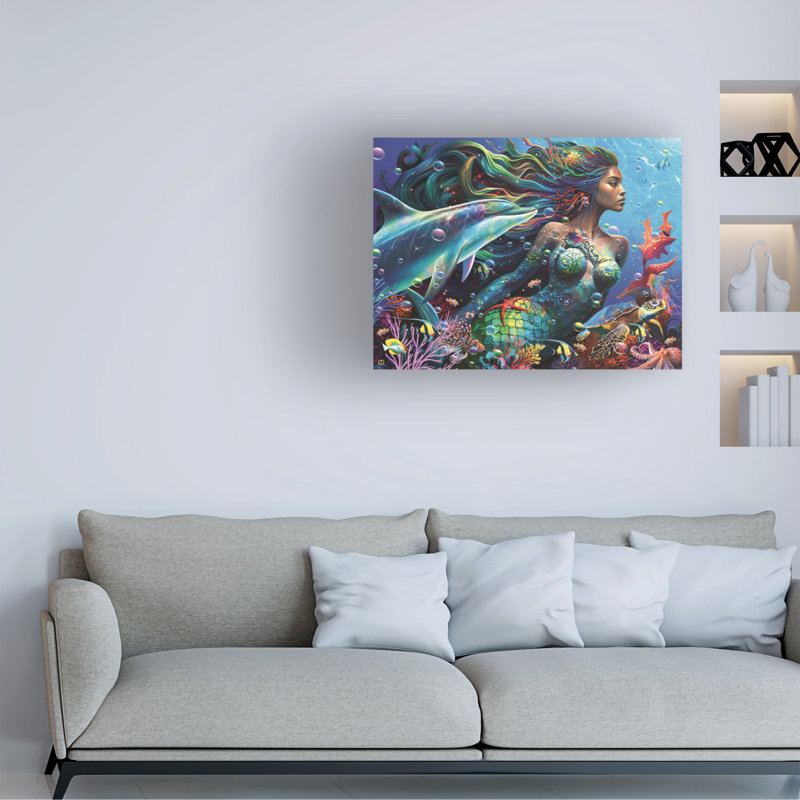 Art sur toile, Michael David Ward, H 14 po x l 19 po