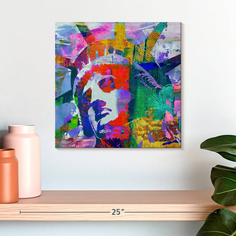 Retro Liberty III, 16" H x 16" W