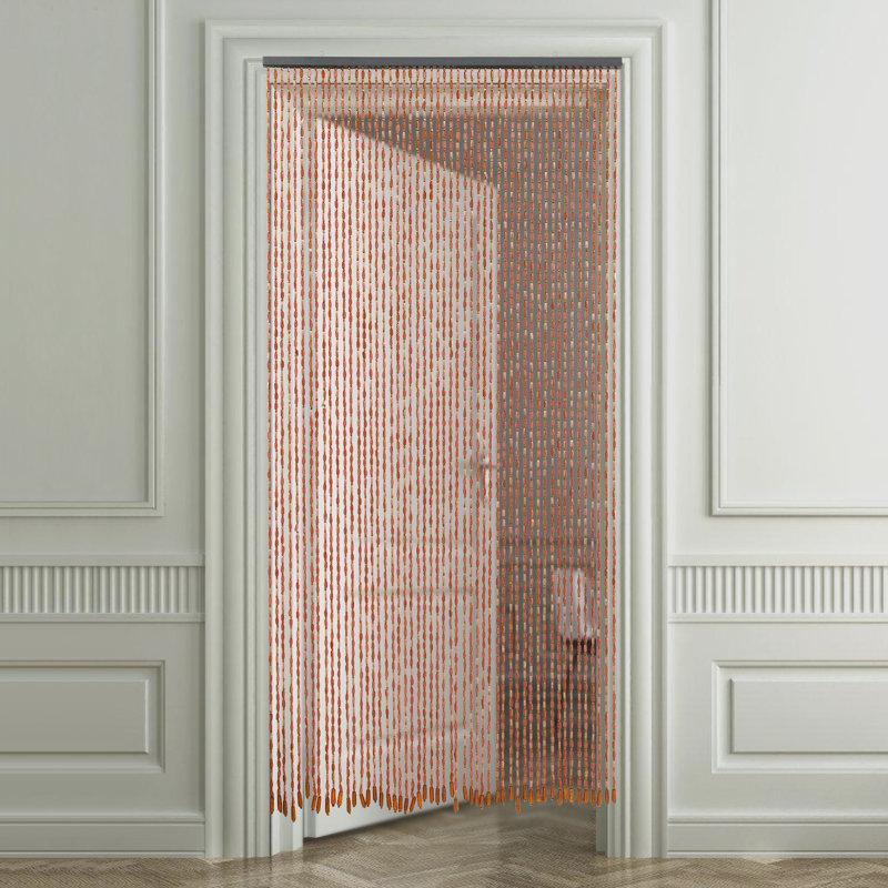 Rideau de porte en bois de bambou, Brun
