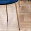 Chaise de salle à manger en velours-114326752