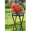 Support pour plante gris / noir