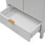 Ensemble de meuble-lavabo moderne avec lavabo, trou de robinet simple, panneaux de porte texturés, tiroir et rangement spacieux pour une utilisation pratique-2041848352
