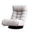 Chaise inclinable multifonctionnelle avec rembourrage en lin pour plus de confort Dortoir réglable - Lin confortable, structure en métal