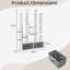 132cm H x 80cm W Standard Bookcase-116959003