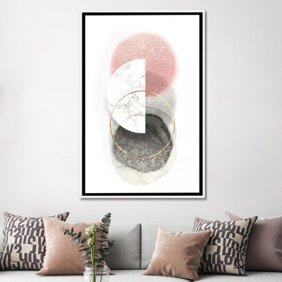 " Blushing Geo III " Graphic Art