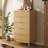 Adkins 27.5" W 5-Drawer Dresser For Bedroom, 47.2” H Fluted Design Wood Tall Chest Of Drawers-1471086622