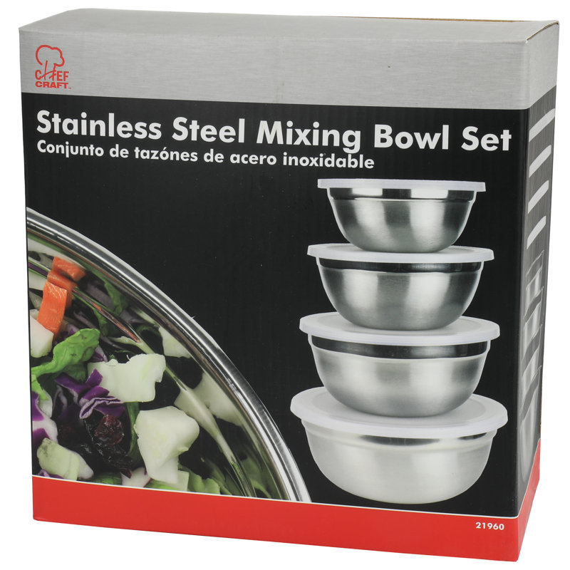 Stainless Steel Nested Mixing Bowl Set