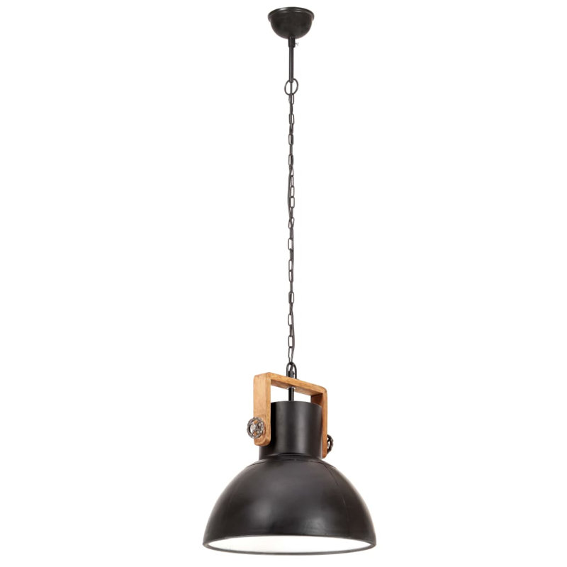 Esmeralda 1 - Light Single Pendant, 123cm H x 40cm W x 40cm D, Black