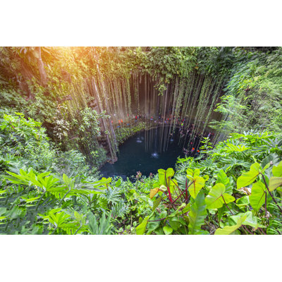 Ik Kil Cenote, Yucatã¡N Peninsula by Elijah-Lovkoff - Wrapped Canvas Print