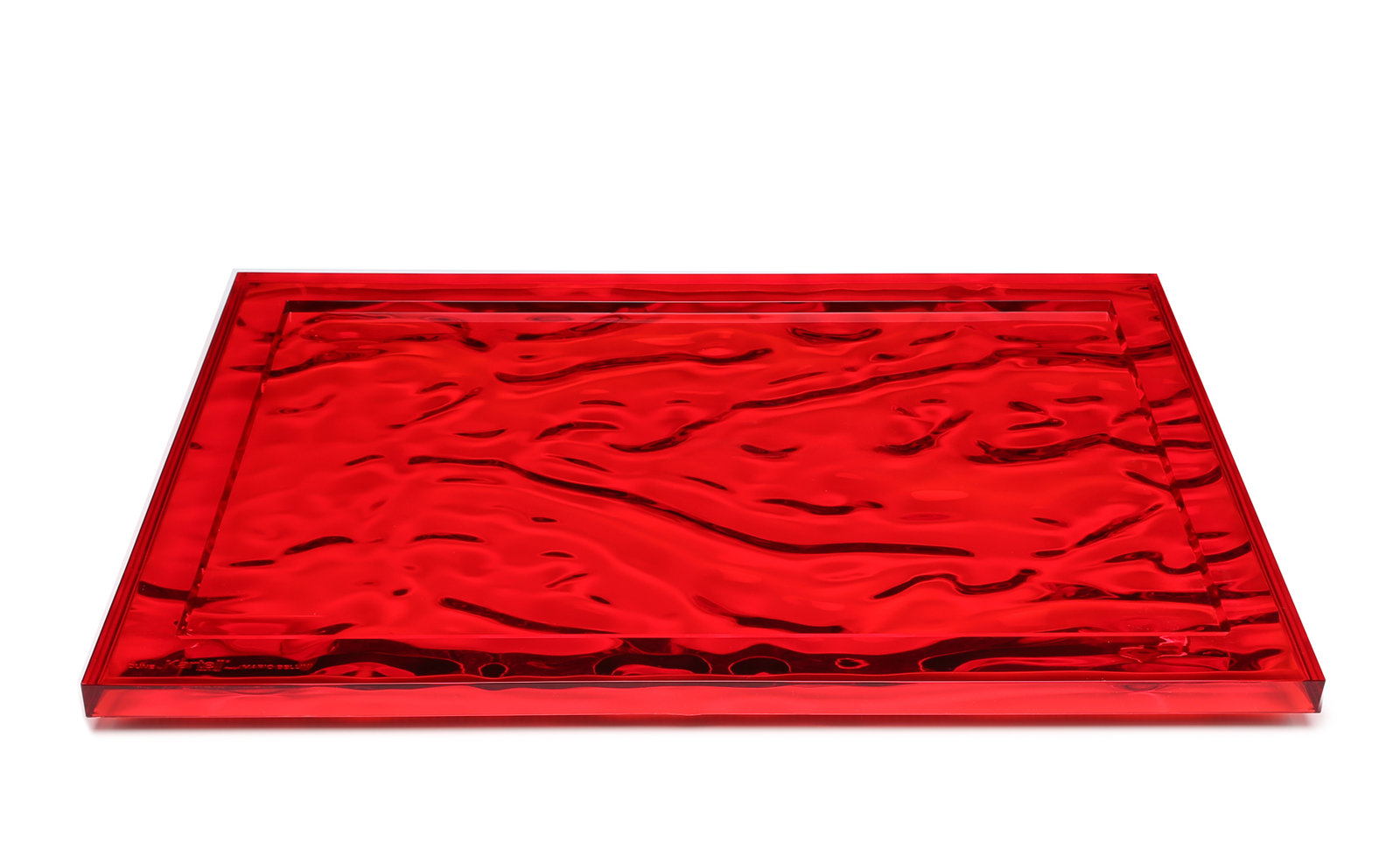 Dune Decorative Tray, Pink, 18.11" x 12.6"