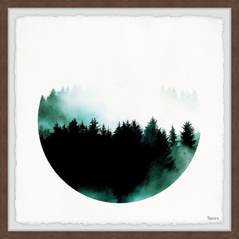 «Jaded Forest», reproduction encadrée, H 32 po x l 32 po x P 1,5 po