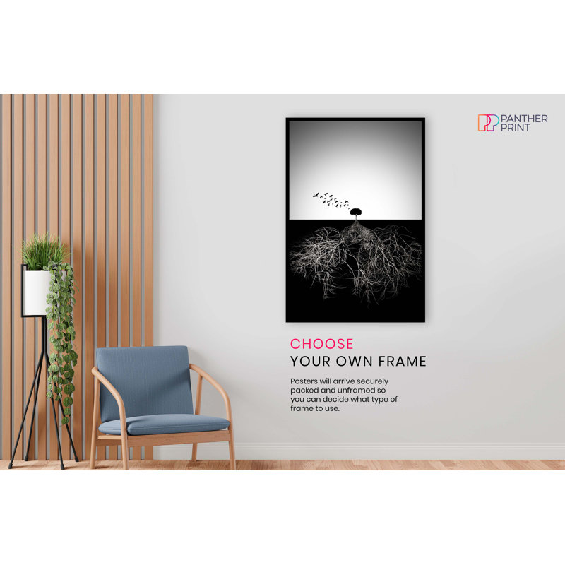 Tree Roots In Underground - No Frame Print, 91cm H x 61cm W