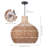 Almita 1 - Light Matte Black Dome Pendant-1424828285