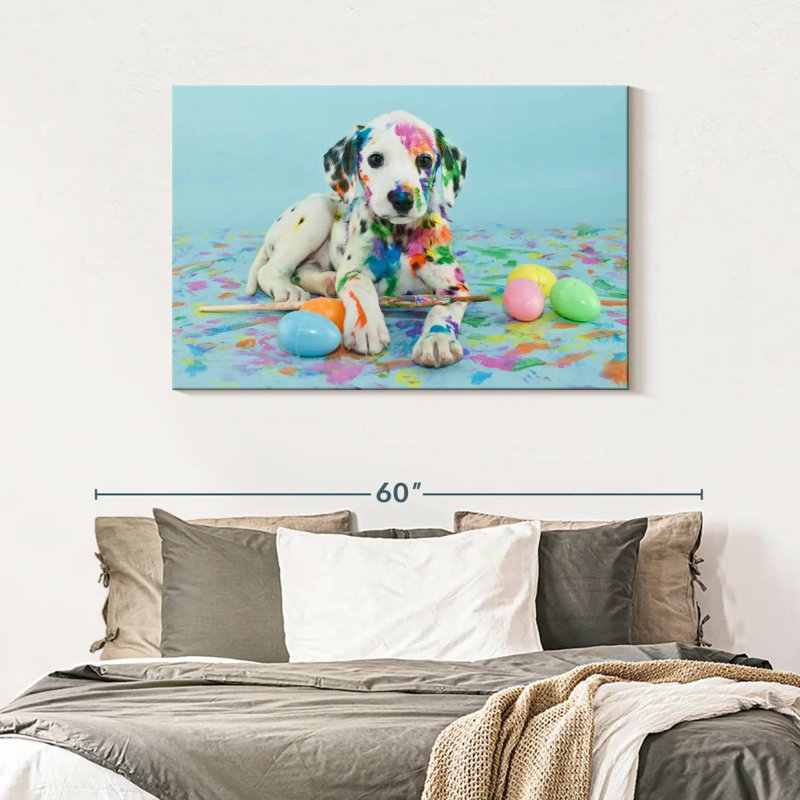 Brampt Easter Dalmatian Puppy, 30" H x 45" W