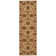 Tapis brun en laine Crownover