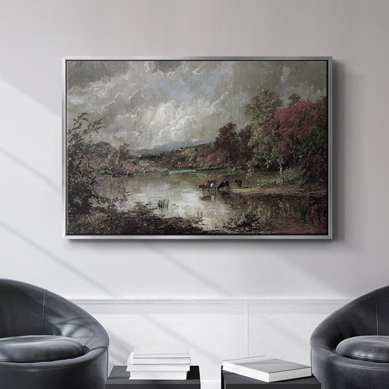 «Vintage Landscape-XXIII» sur, H 25 po x l 37 po