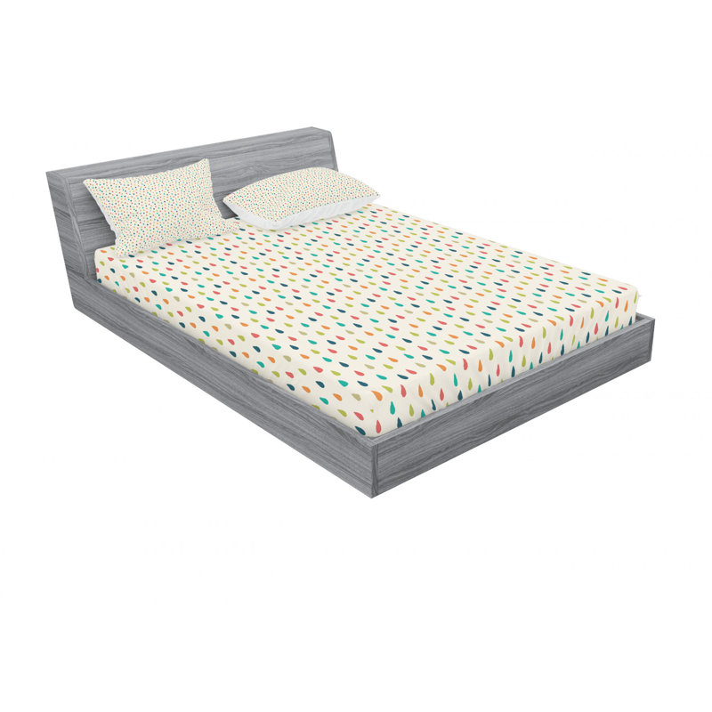 Microfiber Sheet Set, Queen Sheet Set with Fitted Sheet