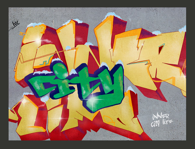 Inner City Life 1.93m x 250cm Wallpaper, 300" W x 231" L