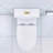 Glossy White Toilet With Powerful Flushing And Long-Lasting Seat Modern Bathroom Efficient Comfortable-123050694