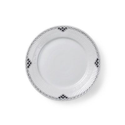 Black Lace Salad Plate 8.66"
