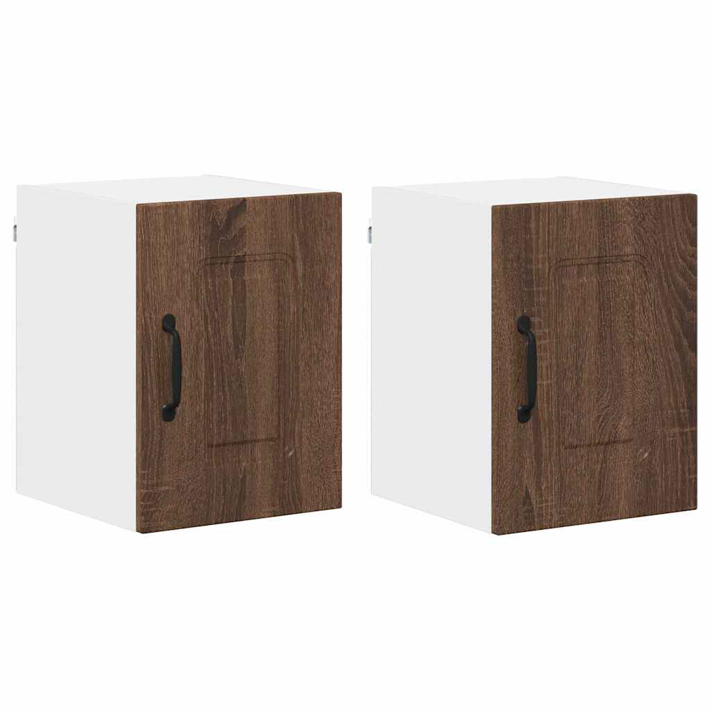 Vidaxl Kitchen Wall Cabinet 2 Pcs Artisan Oak 30 X 31 X 40 Cm