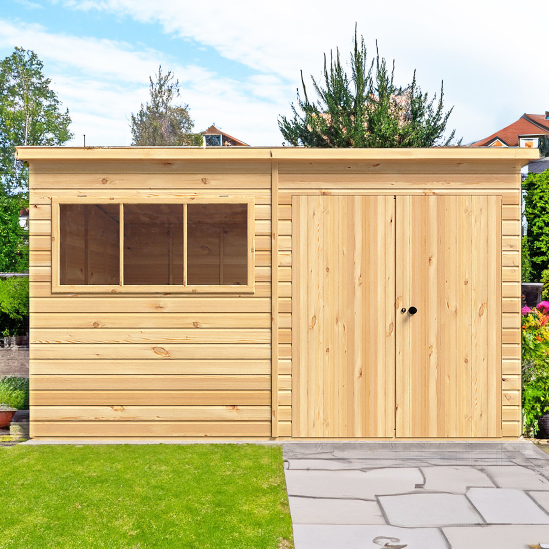 Shire Ranger Premium Shiplap Shed Workshop 12 Ft X 10 Ft