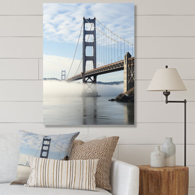 «Ciqala Grey Bridge Majestic Arch Graphite I», reproduction sur toile