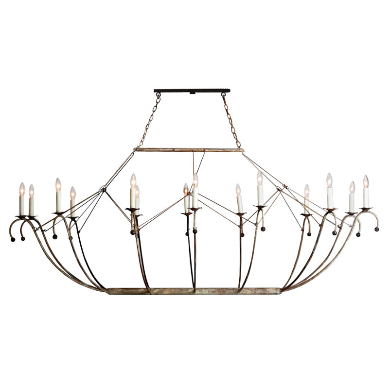 Spring Island Basket 8 - Light Chandelier